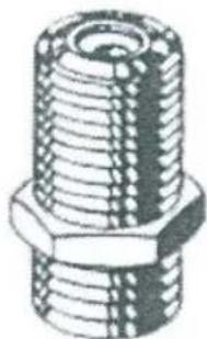 Technical illustration of a threaded mechanical component (no text or symbols)