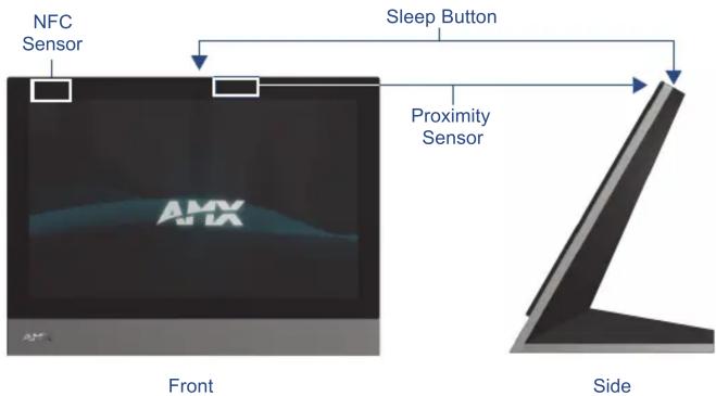 NFC Sensor Sleep Button Proximity Sensor Front Side