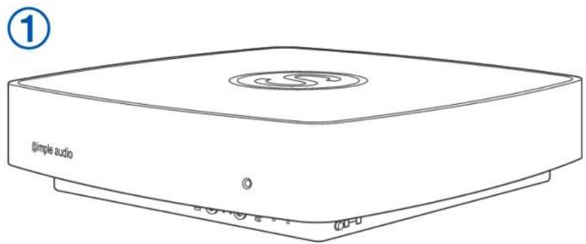 Simple Audio Roomplayer I - Step 1 Unpack your Simple Audio Roomplayer - 1