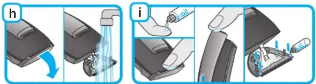 BRAUN Cruzer 6 Heard&Beard - 専用オイルの使用方法 - 3