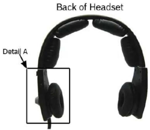 Back of Headset Detail A