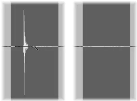 APPLE Logic Express 8 - To correct pops and clicks with the Pencil: - 1