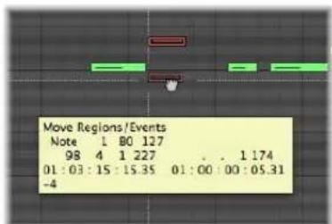 Move Regions/Events Note 1 B0 127 98 4 1 227 . . . 1 174 01:03:15:15.35 01:00:00:05.31 -4