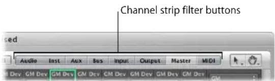 Channel strip filter buttons used Audio Inst Aux Bus.Input Output Master MIDI Dev GM Dev GM Dev GM Dev GM Dev GM Dev GM Dev GM Dev GM Dev GM Dev GM Dev GM Dev GM Dev GM Dev GM Dev GM Dev GM Dev GM Dev GM Dev GM Dev GM Dev GM Dev GM Dev GM Dev GM Dev GM Dev GM Dev GM Dev GM Dev GM Dev GM Dev GM Dev GM Dev GM Dev GM Dev Gang