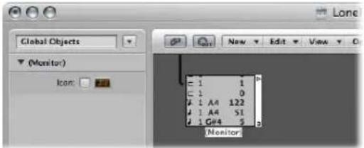 Global Objects (Monitor) Icon: 1 1 1 0 A A4 122 A A4 51 G#4 5 Monitor