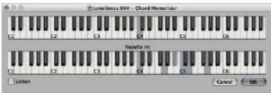 Loneliness ENV > Chord Memorizer C1 C2 C3 C4 C5 C6 Results in C1 C2 C3 C4 C5 C6 Listen Cancel OK