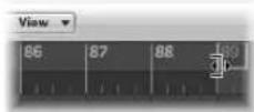 APPLE Logic Express 8 - To define a project's end point, do one of the following: - 1