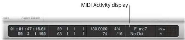 MIDI Activity display 01 : 01 : 47 : 15.61 59 1 1 1 130.0000 4/4 F ma7 MPB 59 2 1 193 63 1 1 1 74 /16 No Out