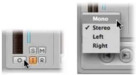 Mono ✓ Stereo Left Right