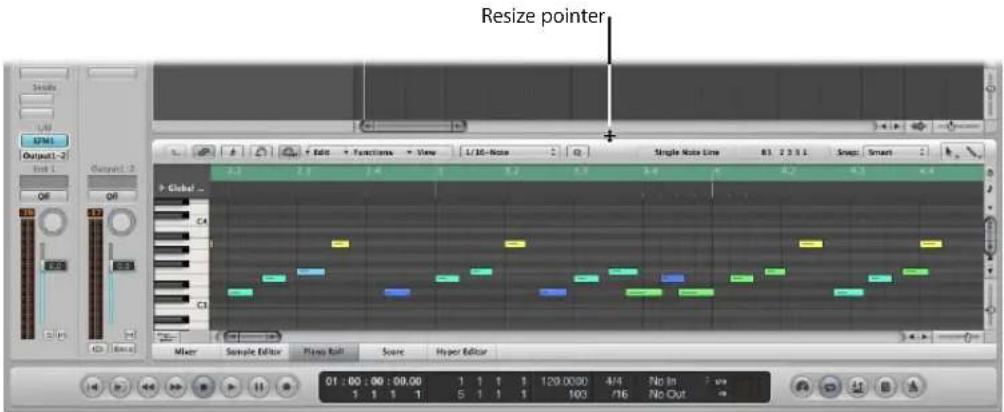 Resize pointer Global CA C1 Mixer Sample Editor Piano Roll Score Hyper Editor 01:00:00:00.00 1 1 1 1 129.0030 4/4 No In 7 sec 1 1 1 1 5 1 1 1 103 /16 No Out
