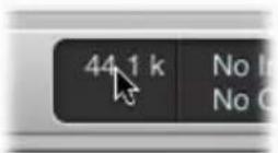 APPLE Logic Express 8 - To set the project sample rate, do one of the following: - 2