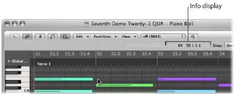 Seventh Demo Twenty-3 QUA - Piano Roll Info display E4 32 1 1 1 Snap: Sm Global ... Verse 3 C4