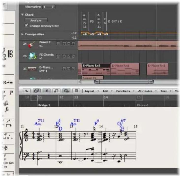 Alternative: 1 Chord Analyze Change Display Only Transposition +12 -12 Power C... v1 FX Chords v1 E-Piano... EVP 3 E-Piano RnB E-Piano RnB E-Piano RnB Sweep Fx Bridge 1 7/11 Am F/D 6/11 Am F/D 6/14 G/E 6/7 15 Layout Edit Functions Attributes Text Vis 10 11 12 13 14 15 16 Chorus1 11 7/11 7/11 6/7 12 13 14 15