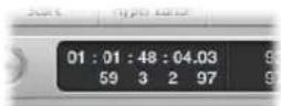 APPLE Logic Express 8 - Setting the Playhead With the Position Display - 1