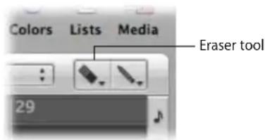 Colors Lists Media Eraser tool 29