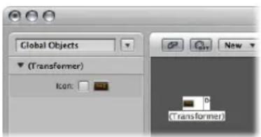 Global Objects (Transformer) Icon: D (Transformer)