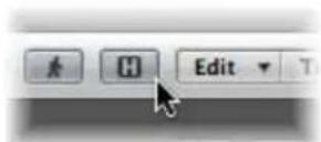APPLE Logic Express 8 - To hide tracks: - 2