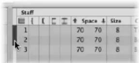 APPLE Logic Express 8 - To copy a voice or staff into another staff style: - 1