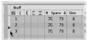 APPLE Logic Express 8 - To add a staff to a staff style: - 1