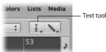 Colors Lists Media Text tool 53