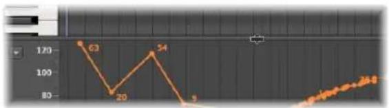 APPLE Logic Express 8 - To resize the Hyper Draw area: - 1