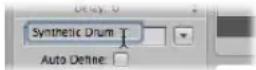 APPLE Logic Express 8 - To re-name a hyper set: - 1