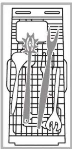 INDESIT DFP 58T92 CA NX SK - Cutlery tray\* - 1