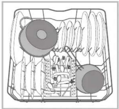 INDESIT DFP 58T92 CA NX SK - Alempi kori - 1