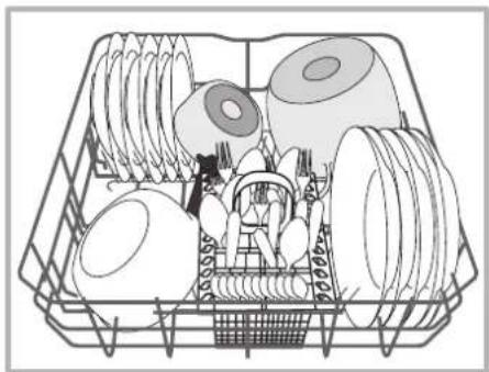 INDESIT DFP 58T92 CA NX SK - Lower rack - 2