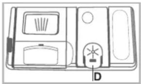 INDESIT DFP 58T92 CA NX SK - Einfüllen des Klarspülers - 1
