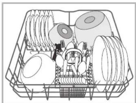 INDESIT DFP 58T92 CA NX SK - Bestickkorg - 6