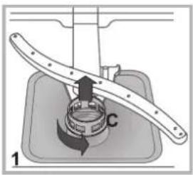 INDESIT DFP 58T92 CA NX SK - Suodattimien puhdistaminen - 1