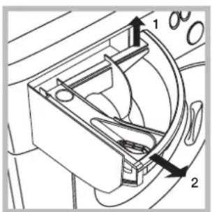 HOTPOINT FMG 743 SK - Rengjøre såpeskuffen - 1