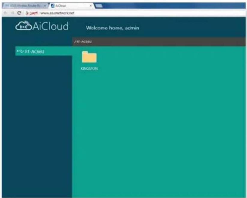 UiCloud Welcome home, admin RT-AC66U +/- RT-AC66U KINGSTON