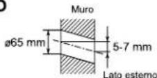 MITSUBISHI MUZ-FD25VA - 2-2. ESECUZIONE DEI FORI SUL MURO - 1