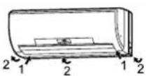MITSUBISHI MUZ-FD25VA - 5-2. RIMOZIONE DELL'UNITÀ INTERNA - 1