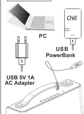 PC Chill ... USB PowerBank USB 5V 1A AC Adapter