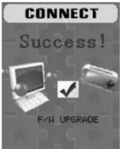 CONNECT Success! F/W UPGRADE