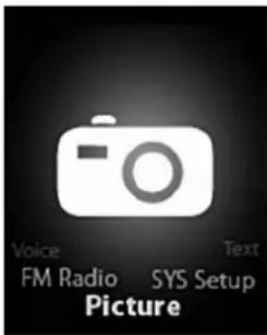 Voice Text FM Radio SYS Setup Picture
