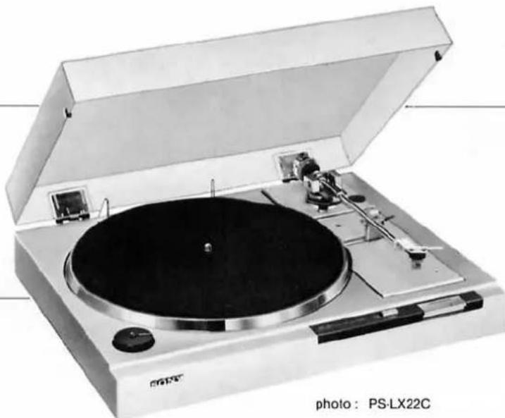 SONY PS-LX22C - OPERATING INSTRUCTIONS - 1