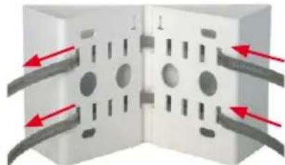 Mobotix D15Di-Sec-180 5MP - Mounting to a Pole - 1