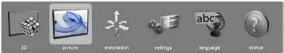 3D picture installation settings language status