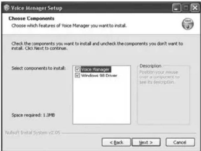 OLYMPIA Memo 88 - Installation der Gerätesoftware (Voice Manager) - 2