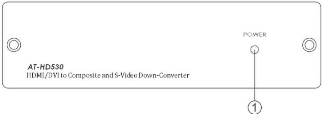 AT-HD530 HDMI/DVI to Composite and S-Video Down-Converter POWER ①