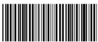 Black and white barcode image with vertical lines and a central dot