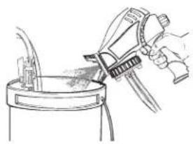 Wagner SprayTech Power Painter - Cleaning the Remote Suction Set: - 2