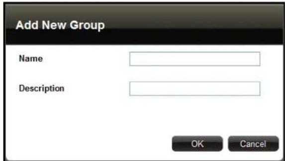 Add New Group Name Description OK Cancel