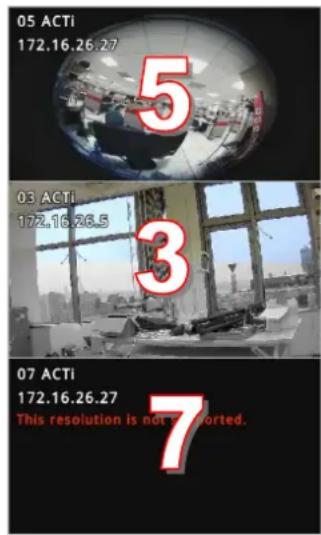 05 ACTI 172.16.26.27 5 03 ACTI 172.16.26.5 3 07 ACTI 172.16.26.27 This resolution is not reported. 7