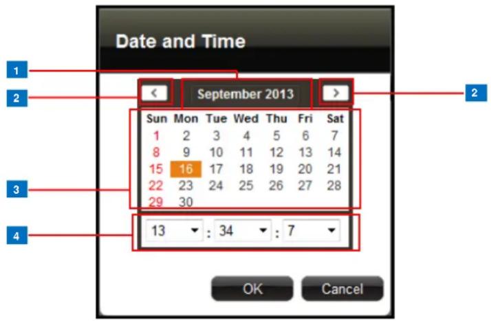 Date and Time September 2013 Sun Mon Tue Wed Thu Fri Sat 1 2 3 4 5 6 7 8 9 10 11 12 13 14 15 16 17 18 19 20 21 22 23 24 25 26 27 28 29 30 13 : 34 : 7 OK Cancel