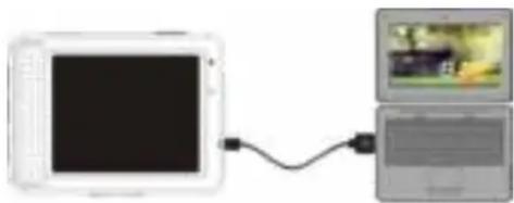 DENVER ACT-5001 - Charge the built-in lithium battery - 1